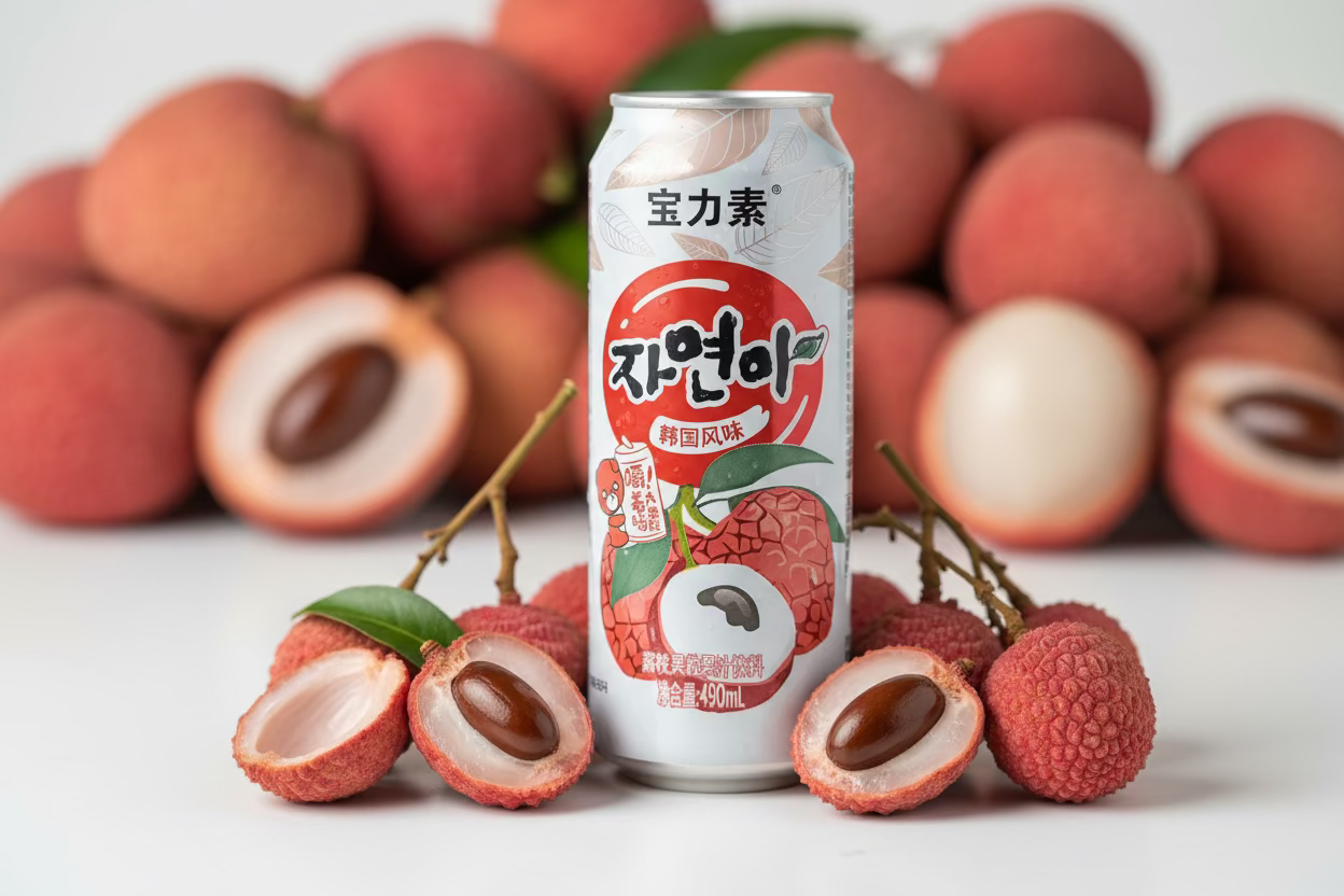 Refresco de Lychee con Trozos de Lychee - Big Fat Mao