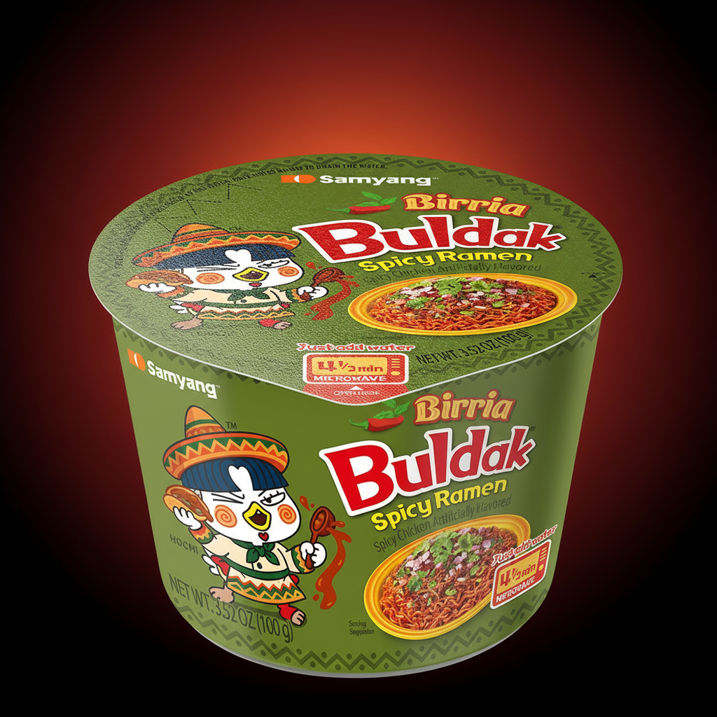Buldak Birria Spicy Ramen Bowl