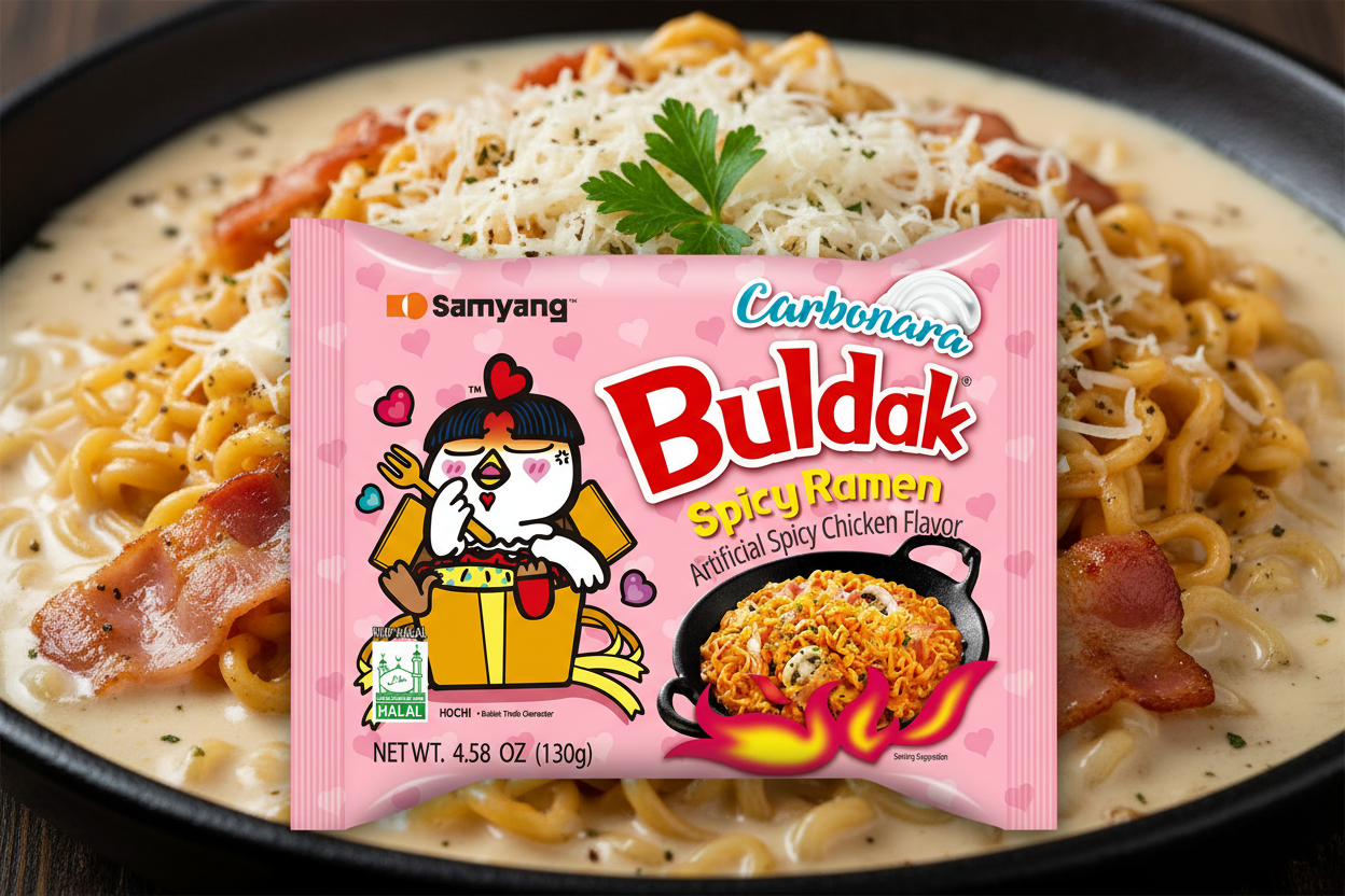 Buldak Carbonara - Big Fat Mao