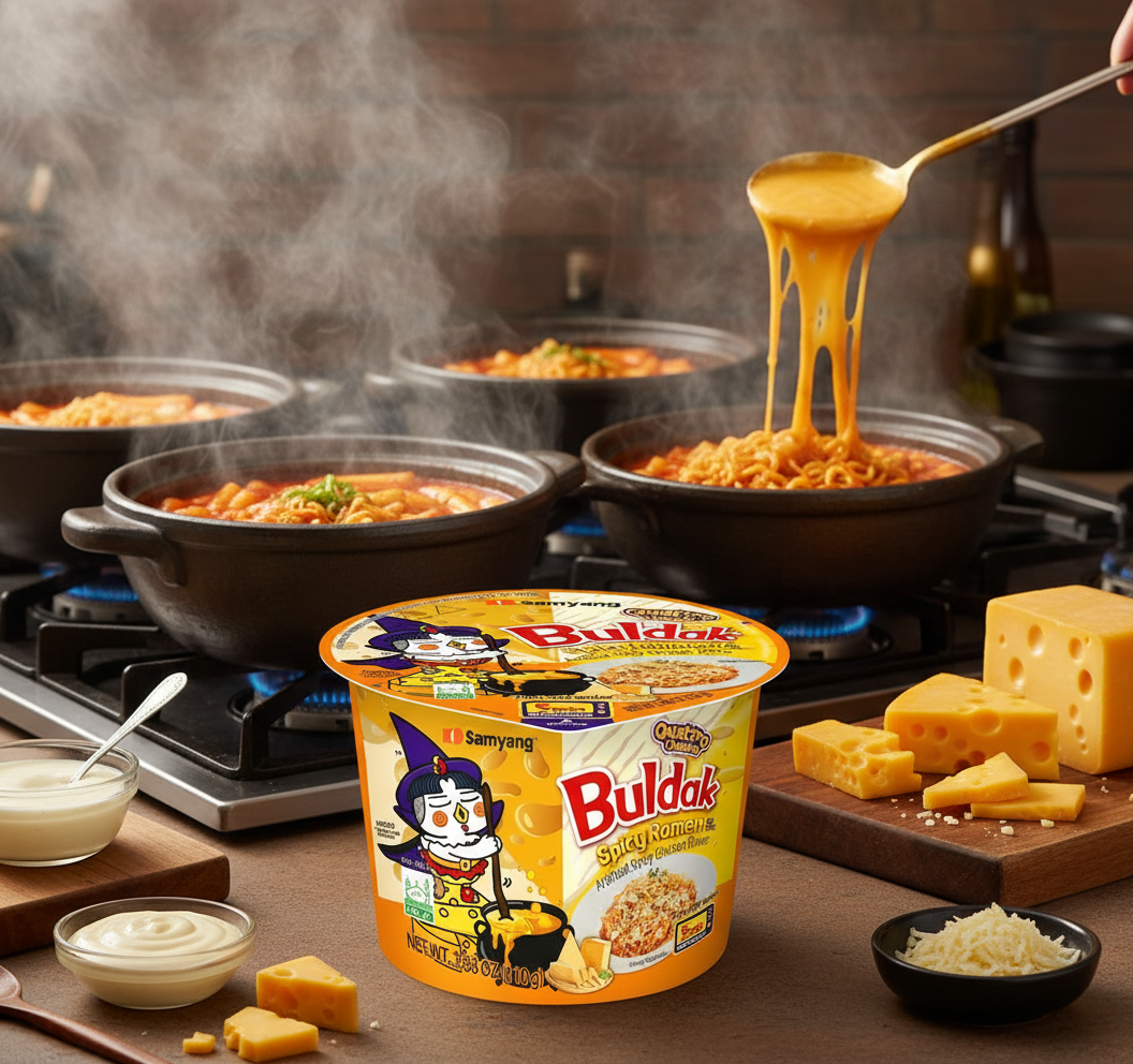 Buldak Quattro Cheese Bowl - Big Fat Mao