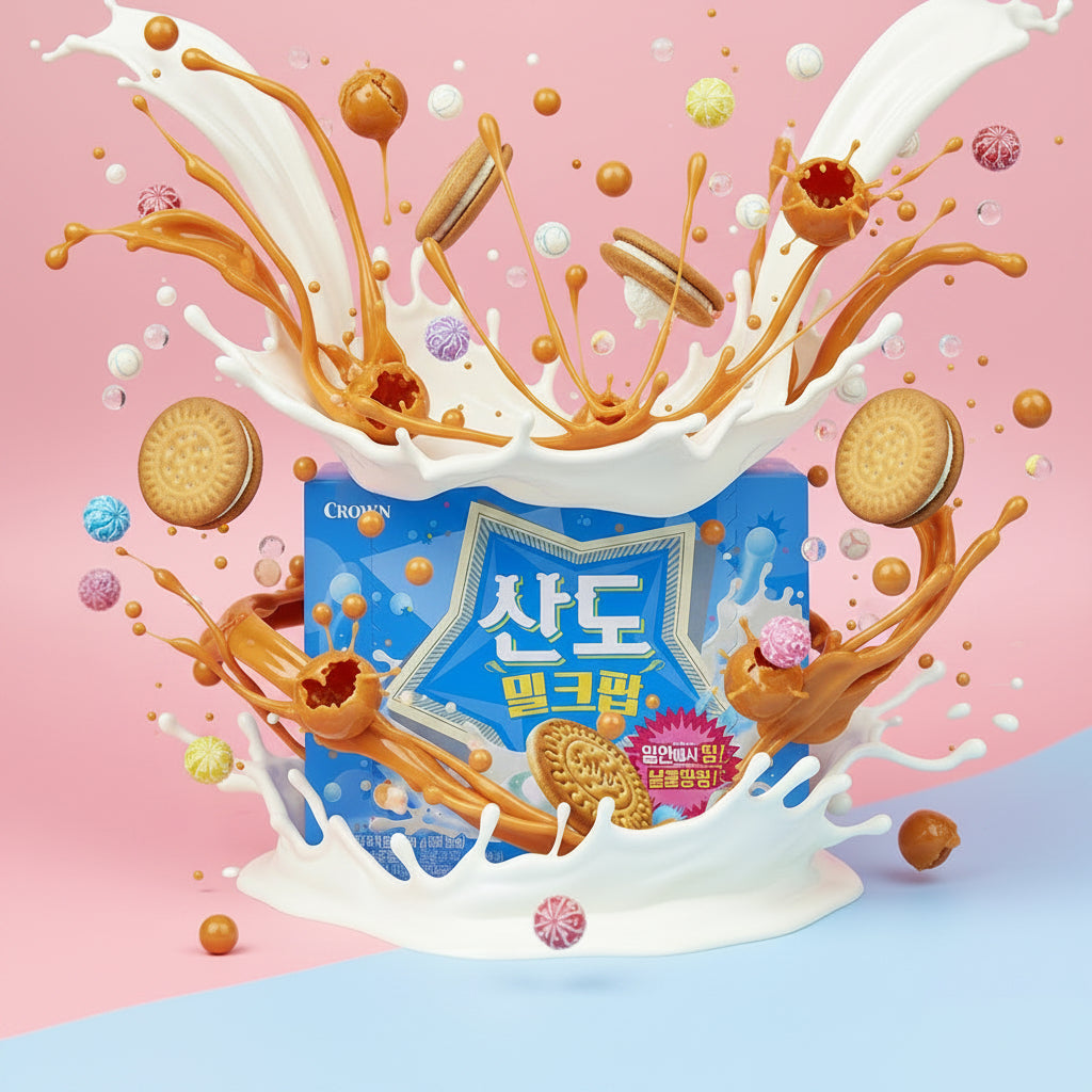 Crown Sando Milk Pop