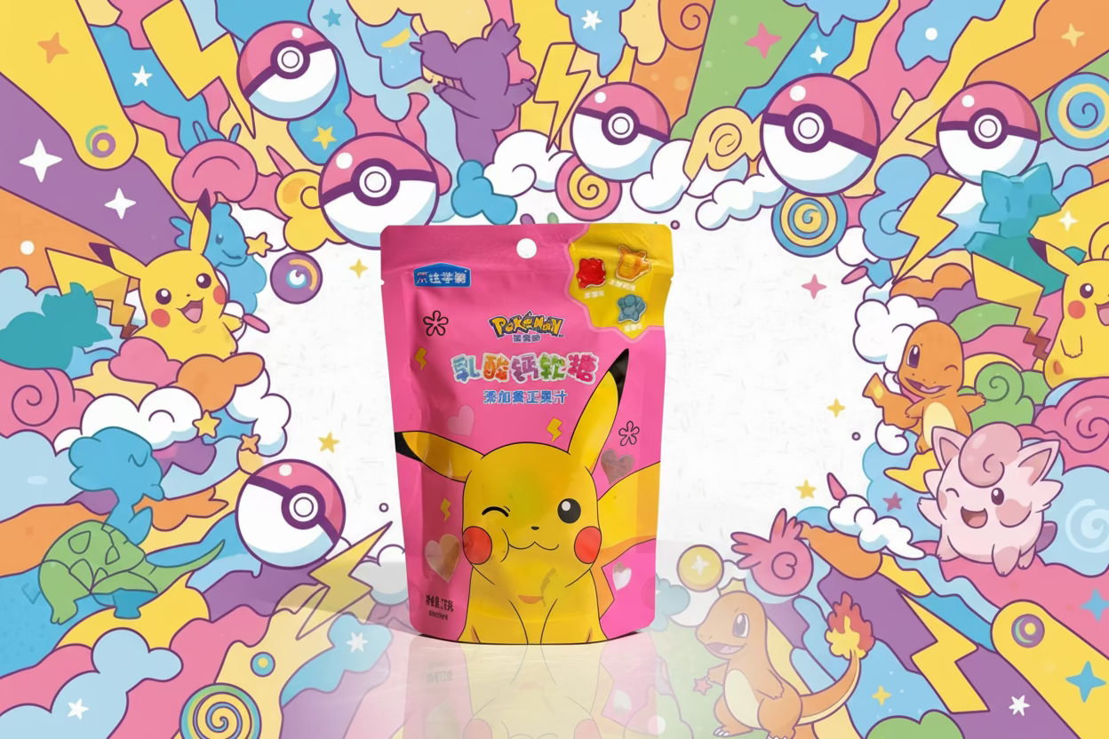 Gomitas Pokemon Rosa - Big Fat Mao