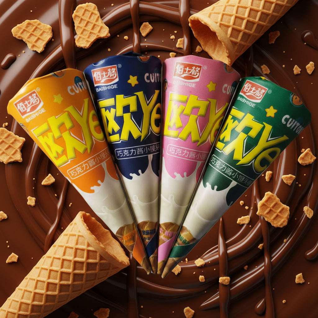 Ou Ye! Conos de Chocolate - Big Fat Mao