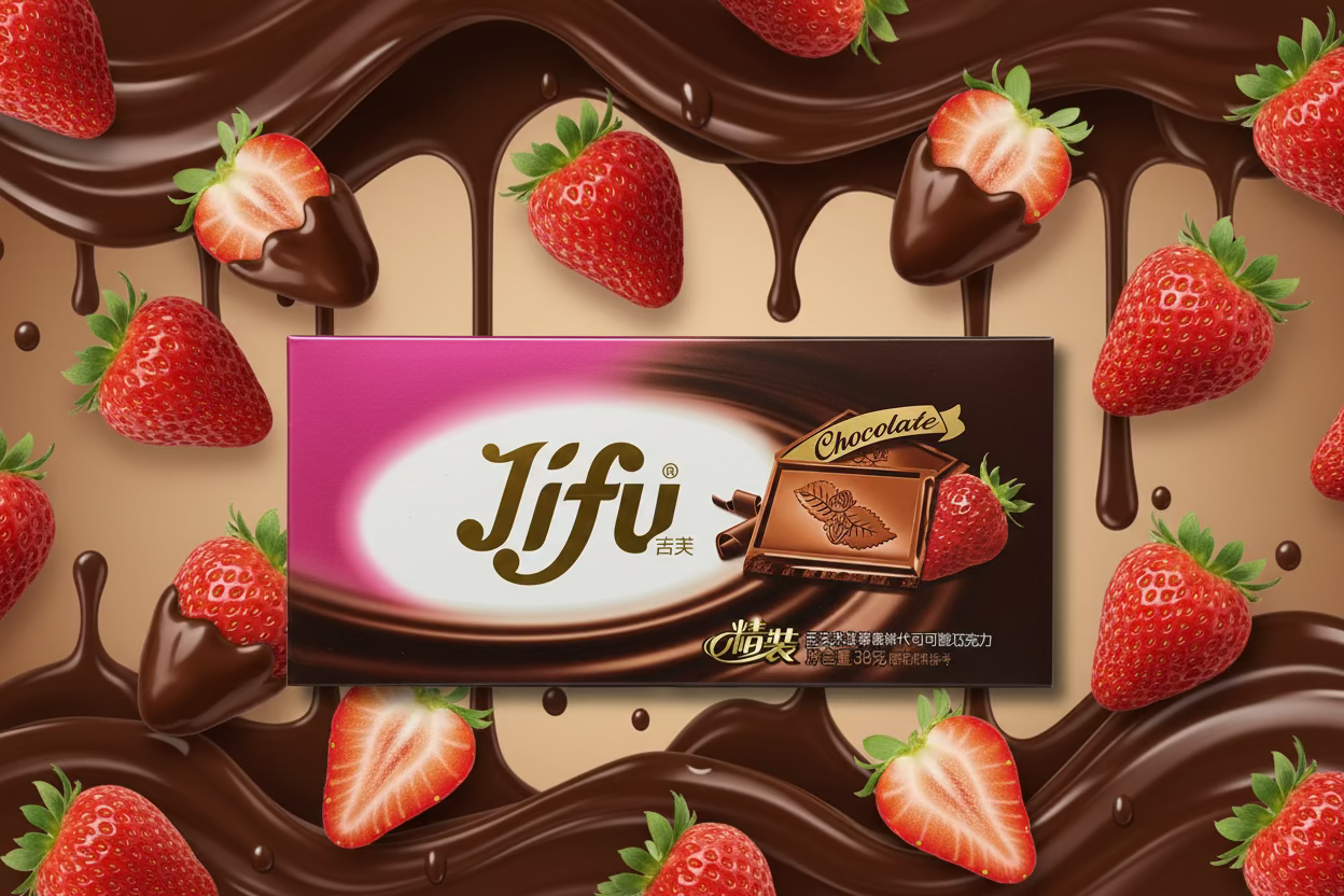 Jifu Strawberry Chocolate - Big Fat Mao