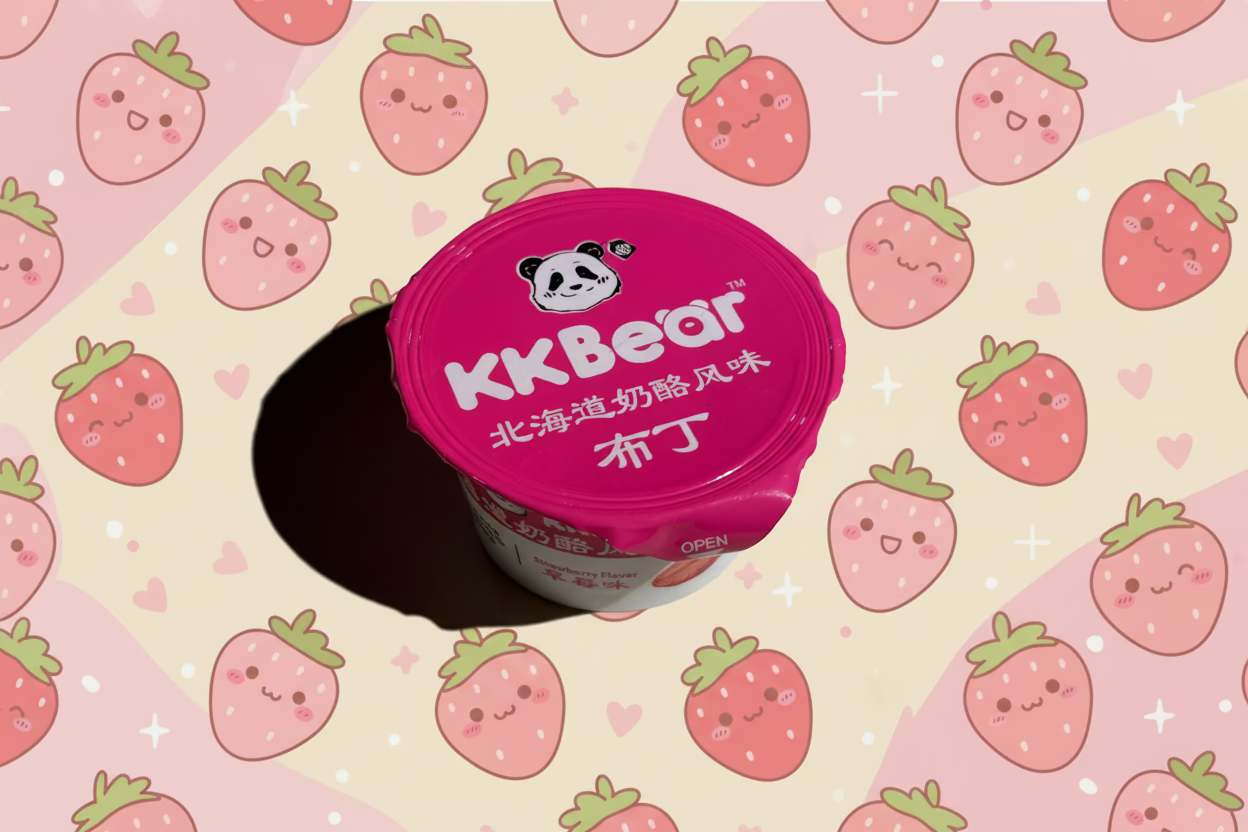 KKBear Pudding Strawberry - Big Fat Mao