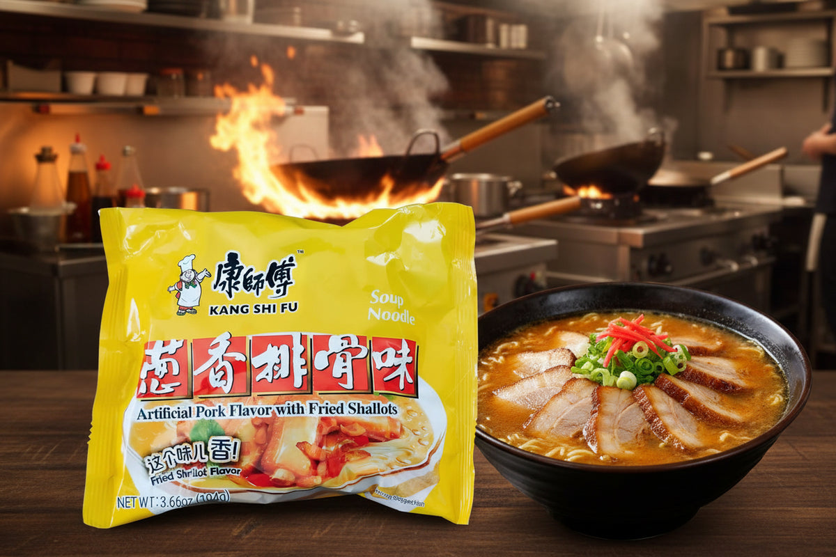 Master Kong Sabor Cerdo y Cebollín Frito - Big Fat Mao
