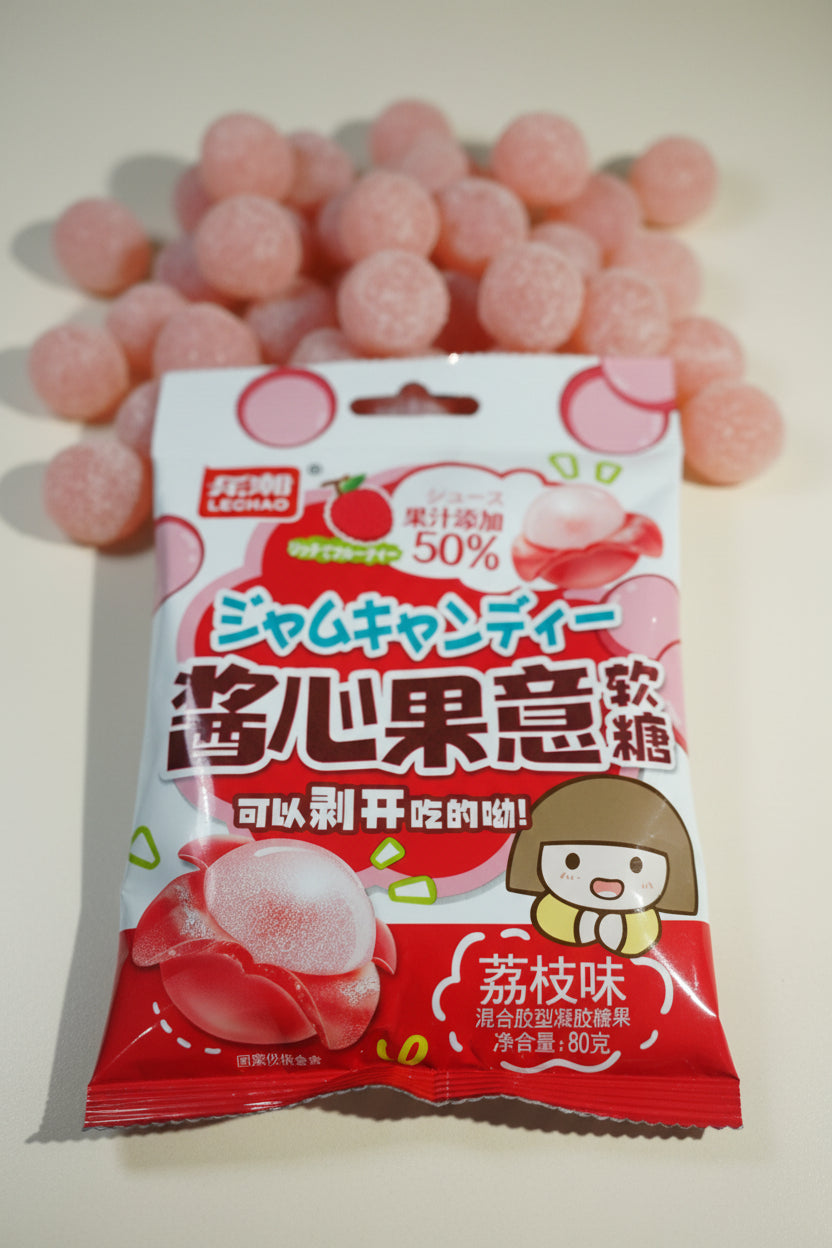 Lechao Gomitas Pelable Sabor Lychee - Big Fat Mao