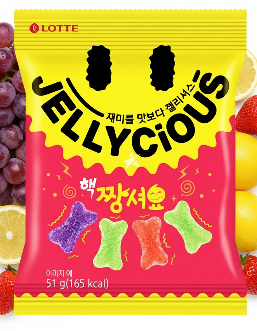 Lotte Gummies Jellycious - Big Fat Mao