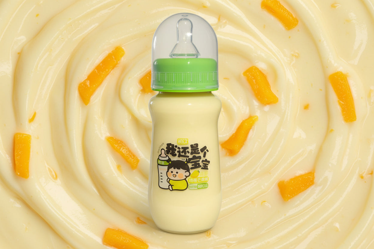Bebida de yogurt Wǒ hái shì gè bǎobǎo mango - Big Fat Mao