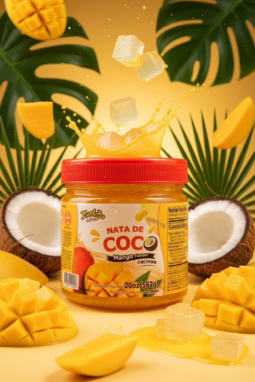 Meng Bo Cha Cha Nata de Coco Sabor Mango