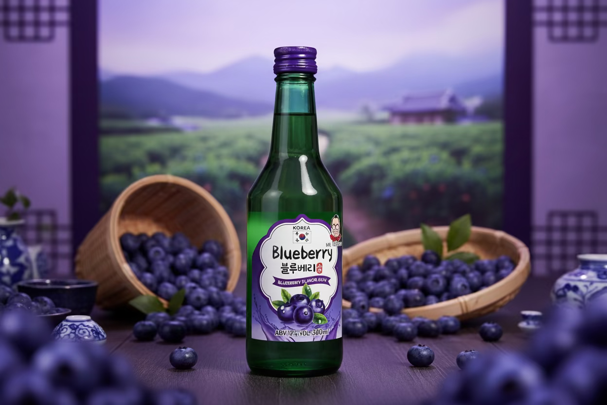 Mr. Gordito Soju Blueberry - Big Fat Mao