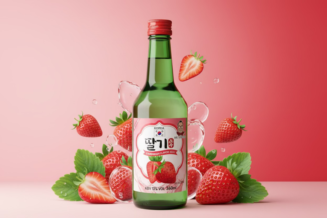 Mr. Gordito Soju Strawberry - Big Fat Mao