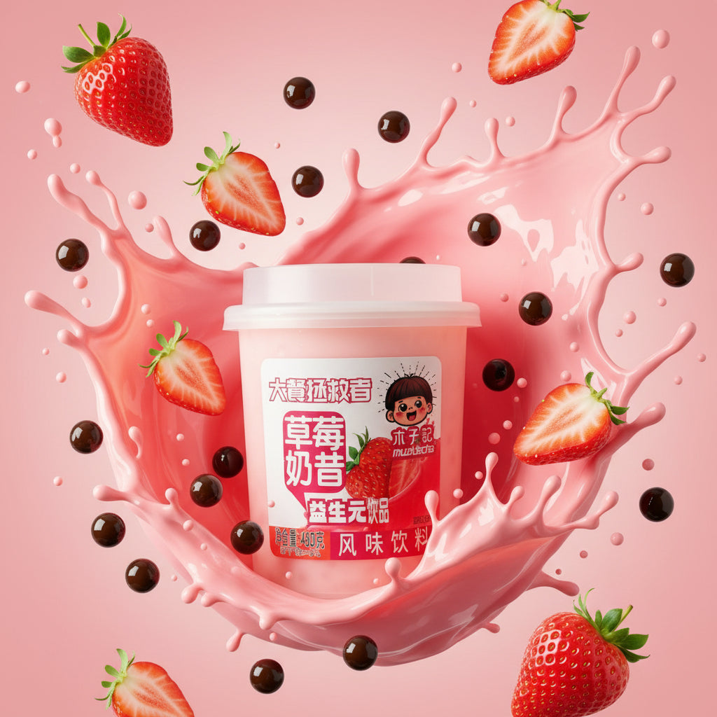 木子記 Mùzǐ Jì Strawberry Milkshake