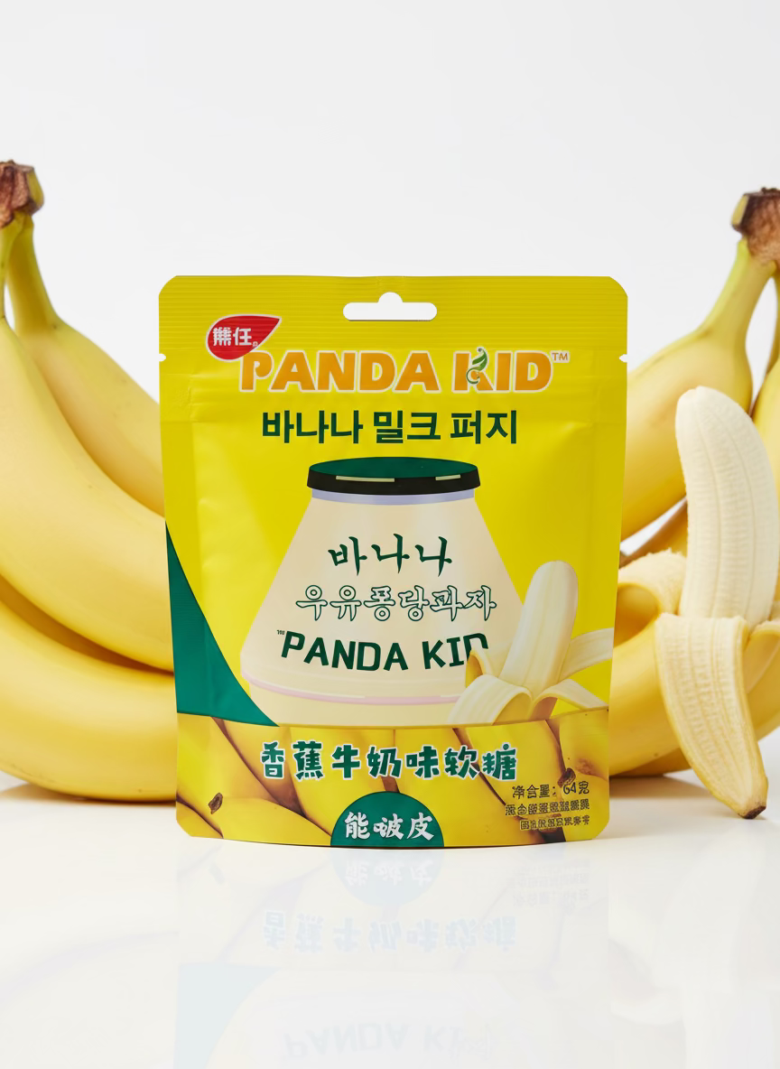 Panda Kid Banana Gomitas Pelables - Big Fat Mao