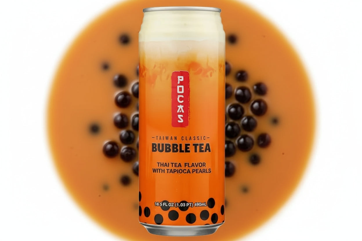 POCAS Bubble Tea Thai Tea - Big Fat Mao