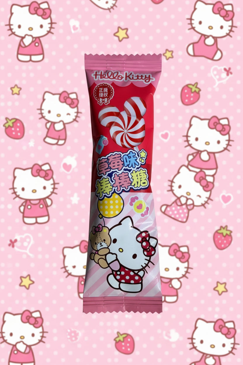 Paleta Hello Kitty Fresa - Big Fat Mao