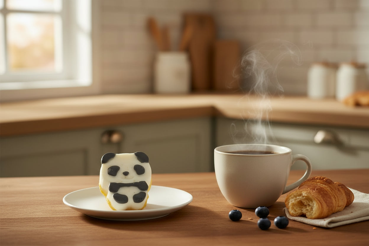 Panda Pudding Cake - Big Fat Mao