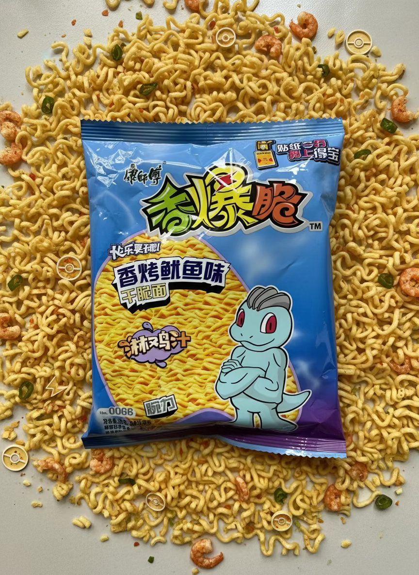 Ramen Frito Pokemon Sabor Mariscos - Big Fat Mao
