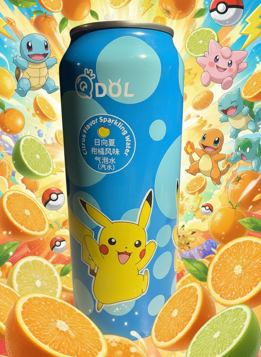 Refresco Pokemon Citrico - Big Fat Mao