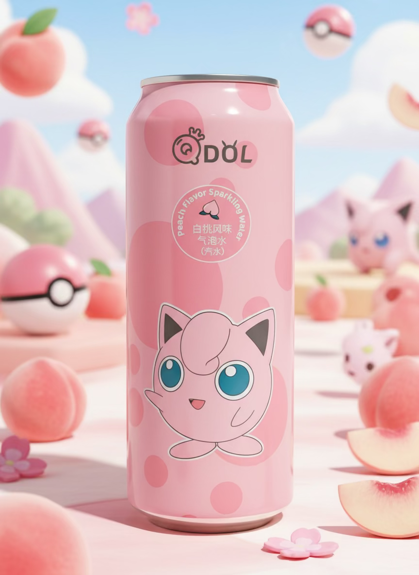 Refresco Pokemon Durazno - Big Fat Mao