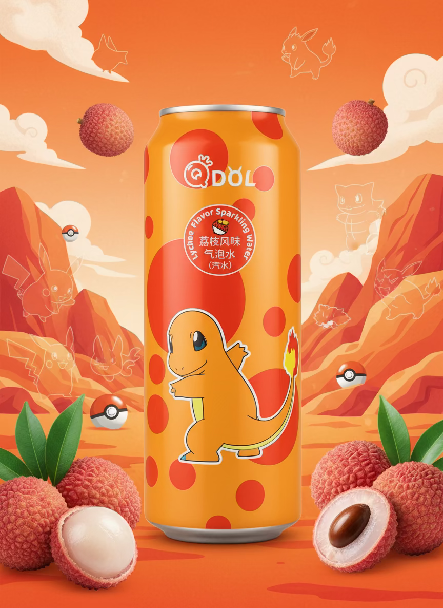 Refresco Pokemon Lychee - Big Fat Mao