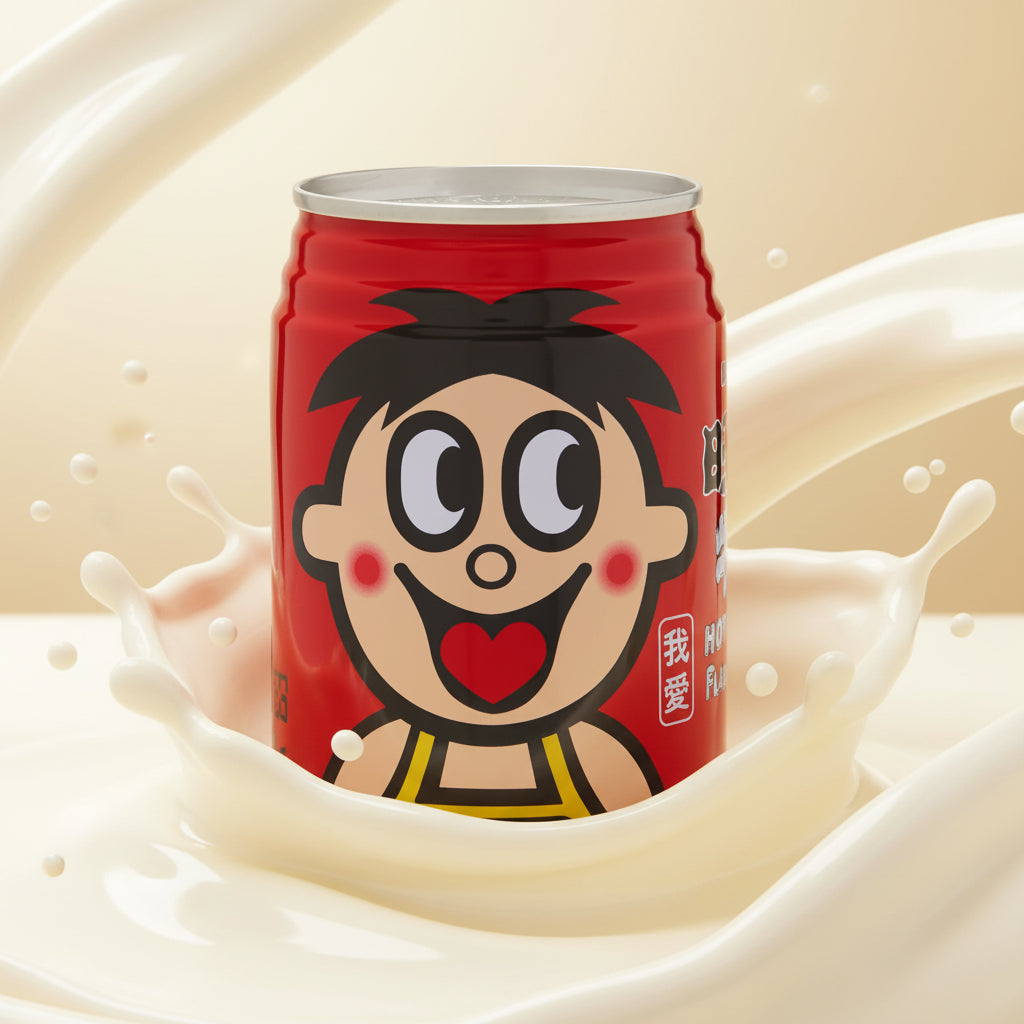 WANT WANT Milk Drink - Big Fat Mao
