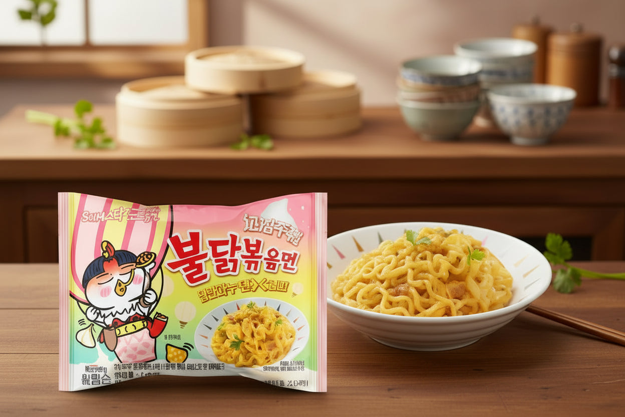 Buldak Cream Carbonara - Big Fat Mao