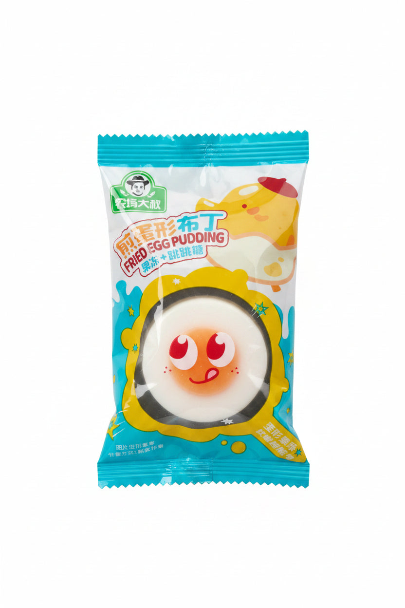 Pudin con forma de huevo frito Jiandan - Big Fat Mao