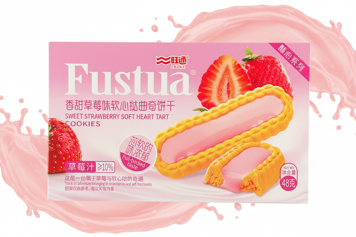 Fustua Sweet Strawberry Soft Heart Tart - Big Fat Mao